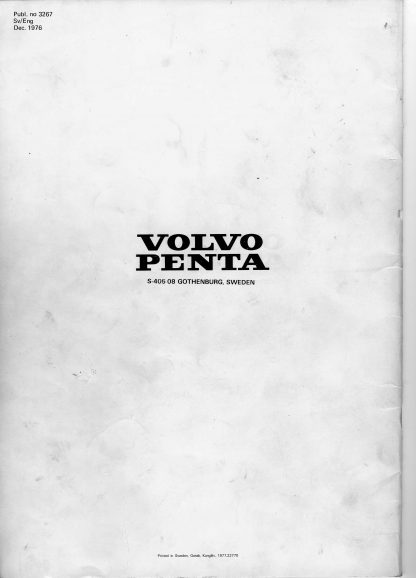 Volvo Penta verkstadshandbok AQ 140A, två A4 pärmar. - Bild 4