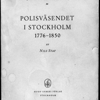 Polisväsendet i Stockholm 1776-1850