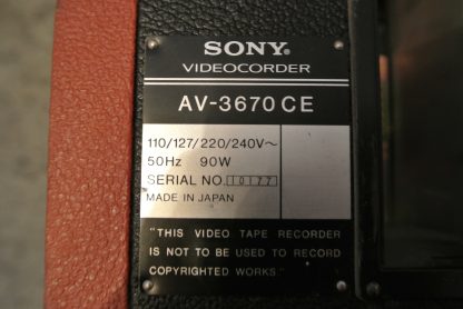 Videorecorder SONY - Bild 2