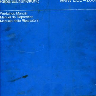 Reparaturanleitung/workshop manual BMW 1500-2000 TII