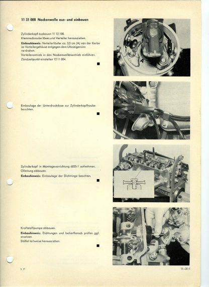 Reparaturanleitung/workshop manual BMW 1500-2000 TII - Bild 5